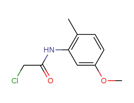 Molecular Structure of 62847-32-9 (2-CHLORO-N-(5-METHOXY-2-METHYL-PHENYL)-ACETAMIDE)