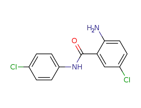 Molecular Structure of 24680-04-4 (Benzamide, 2-amino-5-chloro-N-(4-chlorophenyl)-)