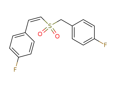 Benzene, 1-fluoro-4-[[[(1Z)-2-(4-fluorophenyl)ethenyl]sulfonyl]methyl]-