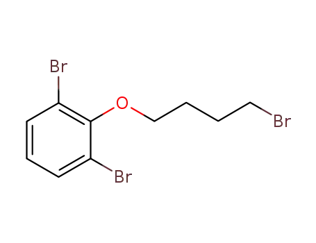 Molecular Structure of 1094627-64-1 (1,3-dibromo-2-(4-bromobutoxy)benzene)