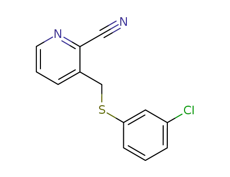 2-Cyano-3-(3-chlorophenylthiomethyl)pyridine