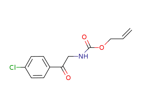 Molecular Structure of 178888-24-9 (Carbamic acid, [2-(4-chlorophenyl)-2-oxoethyl]-, 2-propenyl ester)