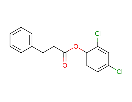 Molecular Structure of 40123-46-4 (2,4-dichlorophenyl 3-phenylpropanoate)