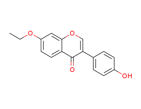 Molecular Structure of 146698-96-6 (7-O-Ethyldaidzein)