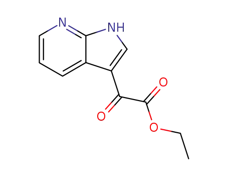 Molecular Structure of 626604-80-6 (1H-Pyrrolo[2,3-b]pyridine-3-acetic acid, a-oxo-, ethyl ester)