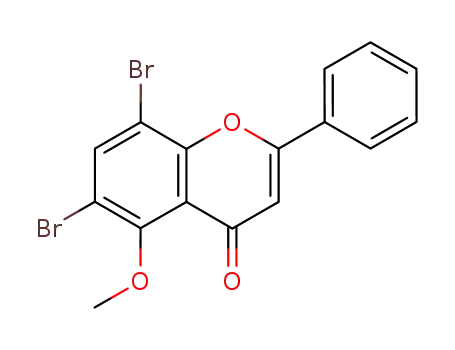 6,8-dibromo-5-methoxyflavone