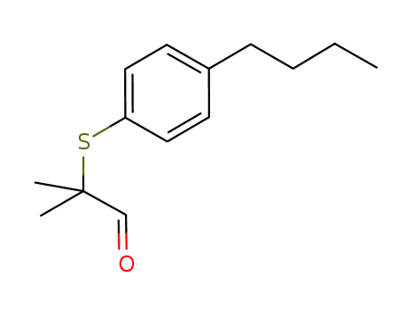 2-(4-butyl-phenylsulfanyl)-2-methyl-propionaldehyde