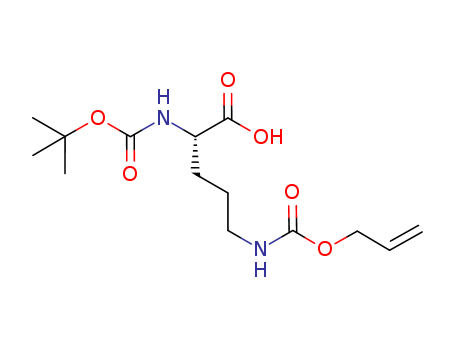 N-α-Boc-N-δ-allyloxycarbonyl-L-ornithine
