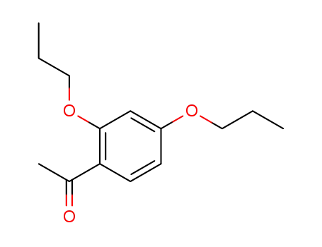 Molecular Structure of 100863-82-9 (1-(2,4-DIPROPOXYPHENYL)ETHANONE)