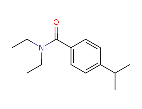 Molecular Structure of 6289-68-5 (N,N-diethyl-4-(propan-2-yl)benzamide)