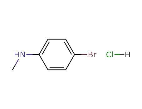 Molecular Structure of 84250-73-7 ((4-BROMO-PHENYL)-METHYL-AMINE HYDROCHLORIDE)