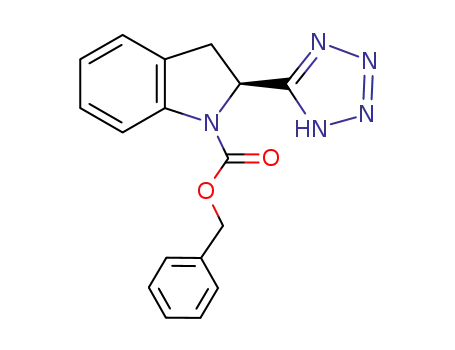 5-[(S)-1-(benzyloxycarbonyl)indolin-2-yl]tetrazole