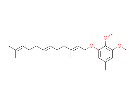 Benzene,
1,2-dimethoxy-5-methyl-3-[[(2E,6E)-3,7,11-trimethyl-2,6,10-dodecatrien
yl]oxy]-