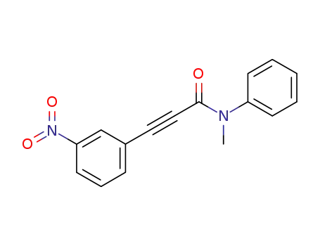 N-methyl-3-(3-nitrophenyl)-N-phenylpropiolamide