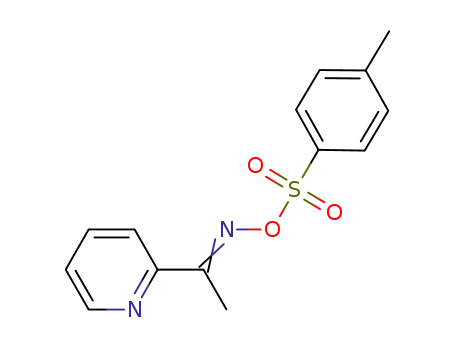 Molecular Structure of 74209-50-0 (1-PYRIDIN-2-YL-ETHANONE OXIME TOSYLATE)