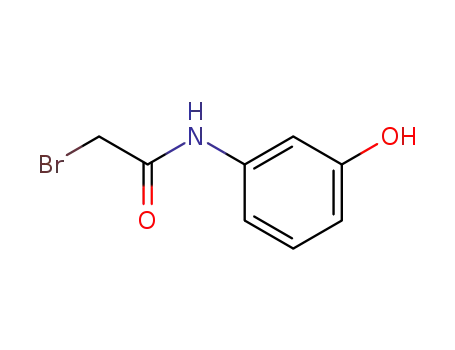 Molecular Structure of 29378-70-9 (3-(BROACETYL)AMINOPHENOL)