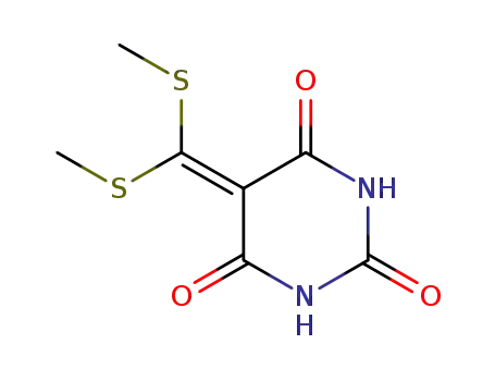 2,4,6(1H,3H,5H)-Pyrimidinetrione, 5-[bis(methylthio)methylene]-