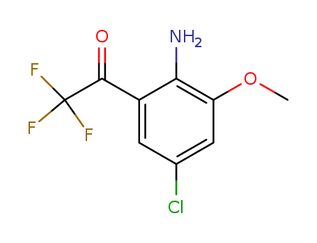 4-CHLORO-2-TRIFLUOROACETYL-6-METHOXYANILINECAS