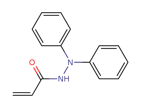 Molecular Structure of 61299-25-0 (2-Propenoic acid, 2,2-diphenylhydrazide)