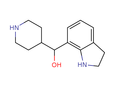 1H-Indole-7-methanol, 2,3-dihydro-a-4-piperidinyl-