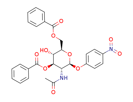 4-Nitrophenyl 2-acetamido-2-deoxy-3,6-di-O-benzoyl-β-D-galactopyranoside