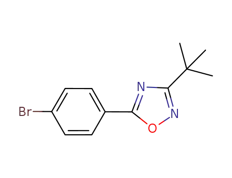 1,2,4-Oxadiazole, 5-(4-bromophenyl)-3-(1,1-dimethylethyl)-