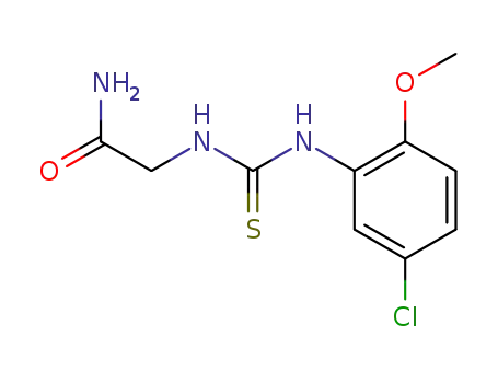 2-[3-(5-chloro-2-methoxyphenyl)-thioureido]-acetamide