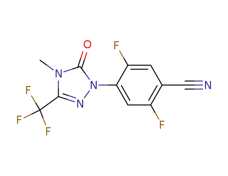 2-(2.5-difluoro-4-cyano-phenyl)-4-methyl-5-trifluoromethyl-2,4-dihydro-3H-1,2,4-triazol-3-one