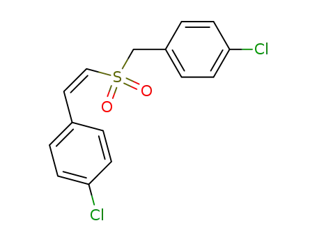 Benzene, 1-chloro-4-[[[(1Z)-2-(4-chlorophenyl)ethenyl]sulfonyl]methyl]-