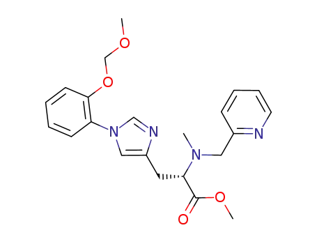 methyl 2-(S)-[(2-pyridylmethyl)methylamino]-3-{1-[2-(methoxymethoxy)phenyl]-imidazol-4-yl}-propanoate