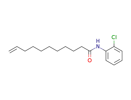 Molecular Structure of 76691-44-6 (N-(2-Chlorophenyl)-10-undecenamide)