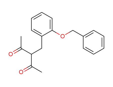 Molecular Structure of 791809-32-0 (2,4-Pentanedione, 3-[[2-(phenylmethoxy)phenyl]methyl]-)