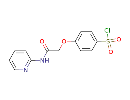 Molecular Structure of 259183-87-4 (2-[p-(chlorosulfonyl)phenoxy]-N-(2-pyridyl)acetamide)