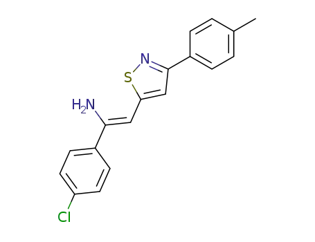 Benzenemethanamine,
4-chloro-a-[[3-(4-methylphenyl)-5-isothiazolyl]methylene]-, (Z)-