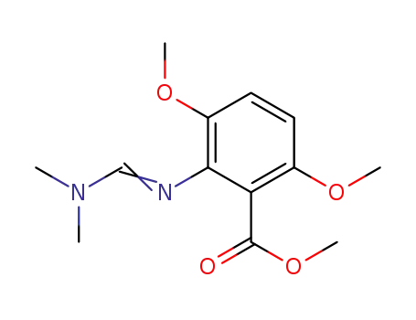 2-(dimethylamino-methyleneamino)-3,6-dimethoxy-benzoic acid methylester