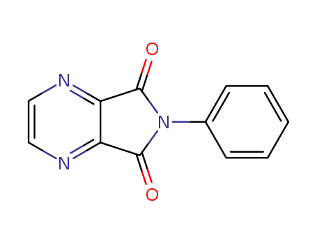 Molecular Structure of 34067-85-1 (6-phenyl-5H-pyrrolo[3,4-b]pyrazine-5,7(6H)-dione)