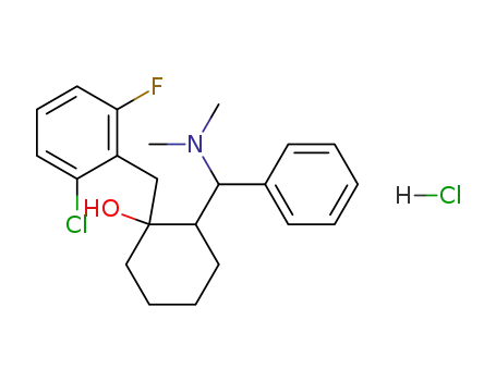 1-(2-chloro-6-fluorobenzyl)-2-(dimethylaminophenylmethyl)cyclohexanol, hydrochloride