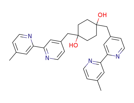 1,4-Cyclohexanediol, 1,4-bis[(4'-methyl[2,2'-bipyridin]-4-yl)methyl]-, cis-