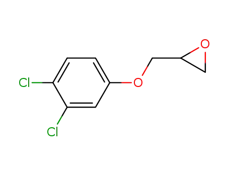 Molecular Structure of 21320-30-9 (2-[(3,4-DICHLOROPHENOXY)METHYL]OXIRANE)