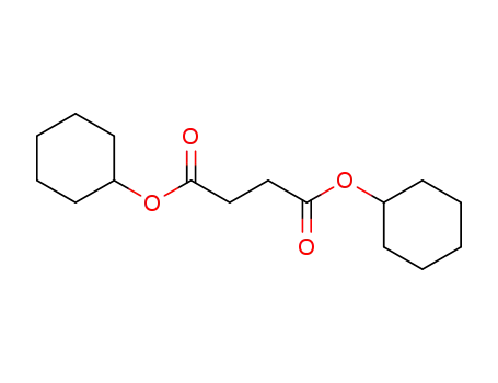 Butanedioic acid,1,4-dicyclohexyl ester