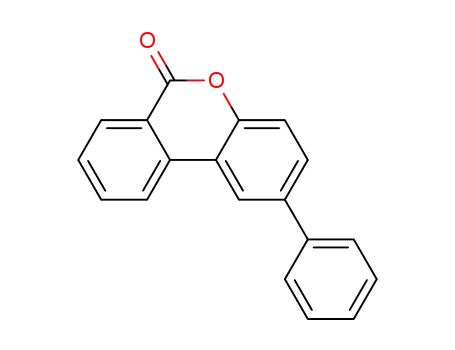 Molecular Structure of 151648-60-1 (2-phenyl-6H-benzo[c]chromen-6-one)