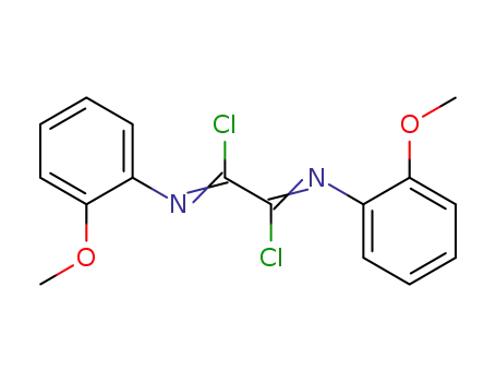 Ethanediimidoyl dichloride, bis(2-methoxyphenyl)-