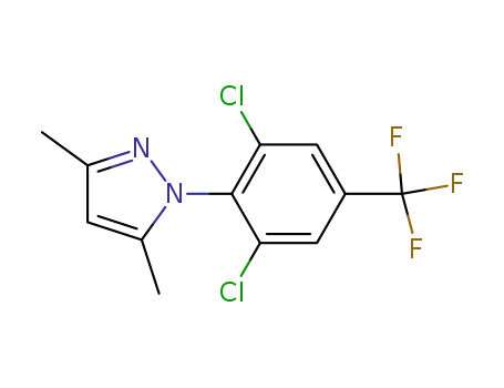 1H-Pyrazole, 1-[2,6-dichloro-4-(trifluoromethyl)phenyl]-3,5-dimethyl-