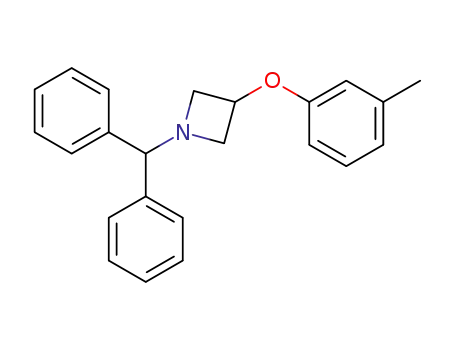 1-(Diphenylmethyl)-3-(3-methylphenoxy)azetidine