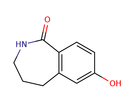 Molecular Structure of 22246-81-7 (7-HYDROXY-2,3,4,5-TETRAHYDRO-BENZO[C]AZEPIN-1-ONE)