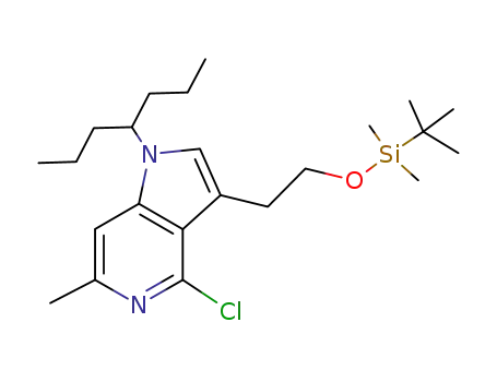 Molecular Structure of 476645-28-0 (C<sub>23</sub>H<sub>39</sub>ClN<sub>2</sub>OSi)