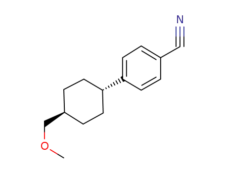Molecular Structure of 87073-93-6 (4-(trans-4-Methoxymethylcyclohexyl) benzonitrile)