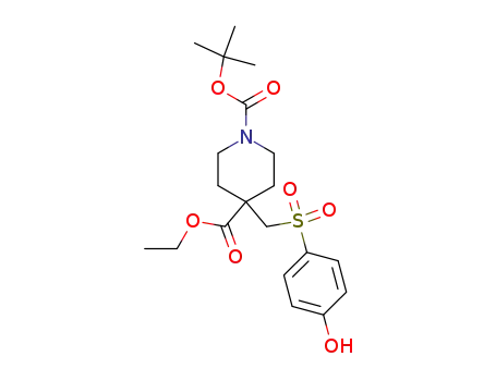 4-(4-hydroxybenzenesulfonylmethyl)piperidine-1,4-dicarboxylic acid 1-tert-butyl ester 4-ethyl ester