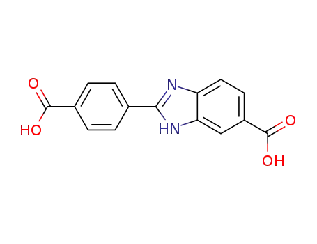 Molecular Structure of 35532-08-2 (2-(4-Carboxyphenyl)-1H-benzimidazole-5-carboxylic acid)