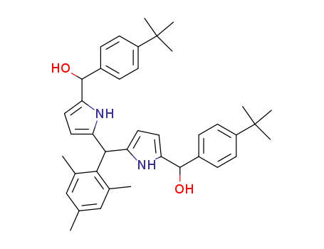 Molecular Structure of 630392-35-7 (1H-Pyrrole-2-methanol,
5,5'-[(2,4,6-trimethylphenyl)methylene]bis[a-[4-(1,1-dimethylethyl)phenyl
]-)
